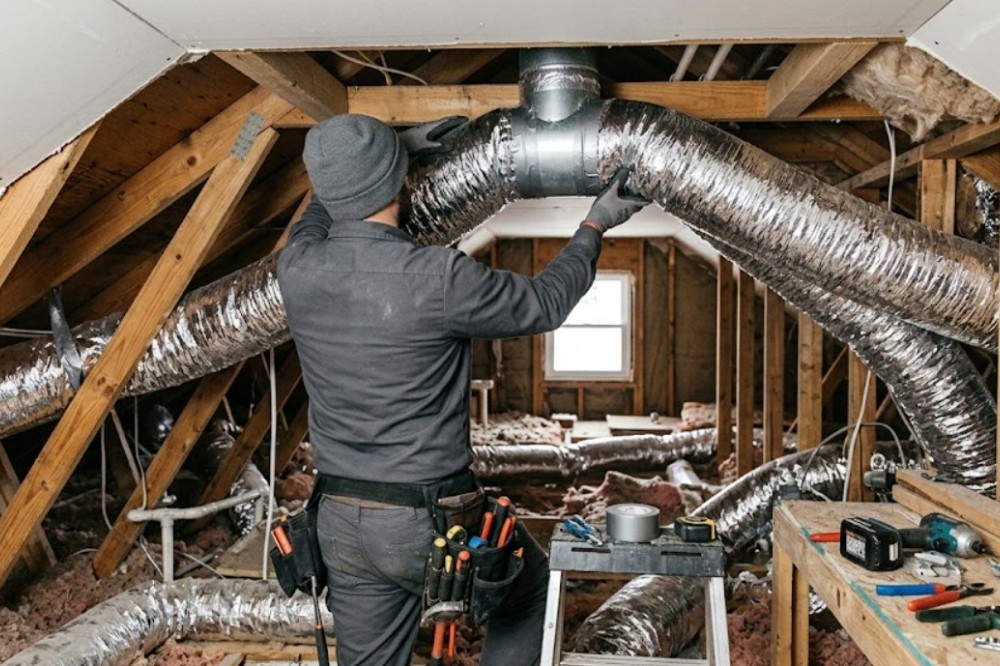 gas ducted heating zoning